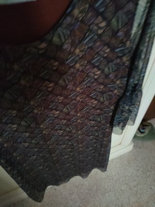 Abito donna nero e marrone