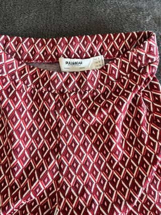 Pantalón estampado rombos