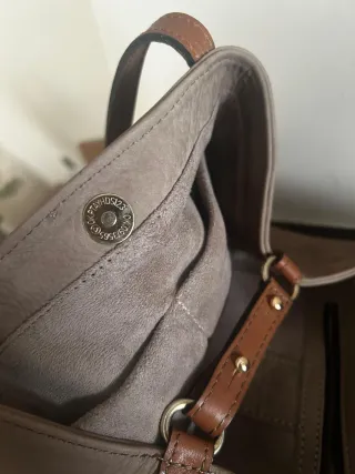 Bolso Carolina Herrera Beige y Marrón