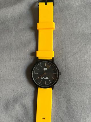 Reloj D.Franklin Negro y Amarillo