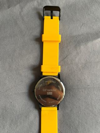 Reloj D.Franklin Negro y Amarillo