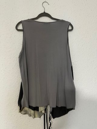 Camisa sin mangas ISABEL G. patchwork
