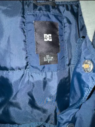 Chaqueta DC Shoes Azul con Capucha Gris