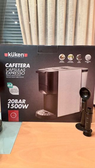 Cafetera Cápsulas KÜKEN 20 BAR 1500W