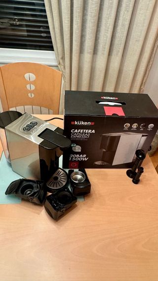 Cafetera Cápsulas KÜKEN 20 BAR 1500W