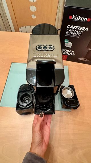 Cafetera Cápsulas KÜKEN 20 BAR 1500W