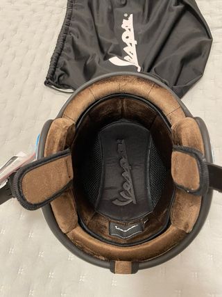 Casco Jet Vespa Heritage Biancospino Talla L