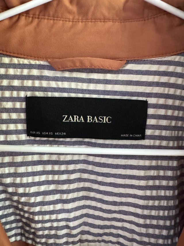 Abrigo Zara Marrón Talla XS/34