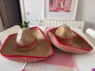 Sombreros Mexicanos de Paja (2 unidades)
