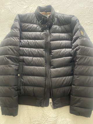 Chaqueta Belstaff Negra Plumas