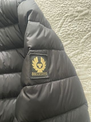 Chaqueta Belstaff Negra Plumas