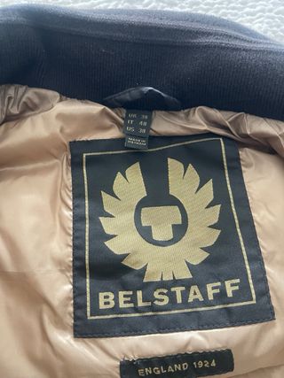 Chaqueta Belstaff Negra Plumas