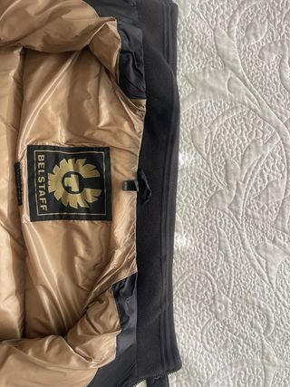 Chaqueta Belstaff Negra Plumas