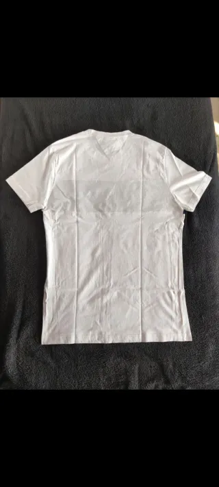 Maglietta Tommy Hilfiger XL bianca e blu