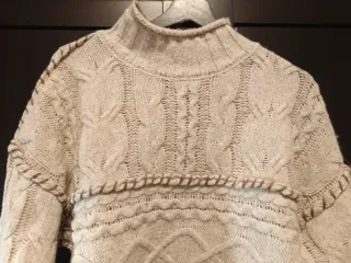Jersey de punto grueso beige