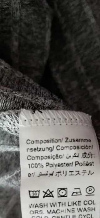 Vestido gris y blanco Shein T. L