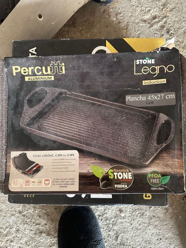 Plancha Percutti Legno 45x27 cm Grill