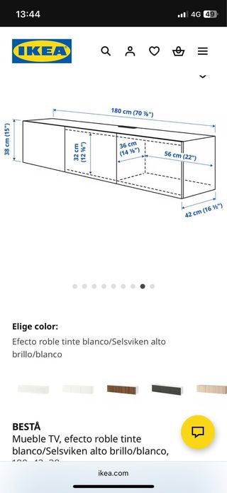 Mueble TV Besta Ikea