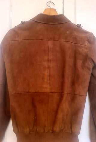 Chaqueta de ante marrón Talla M