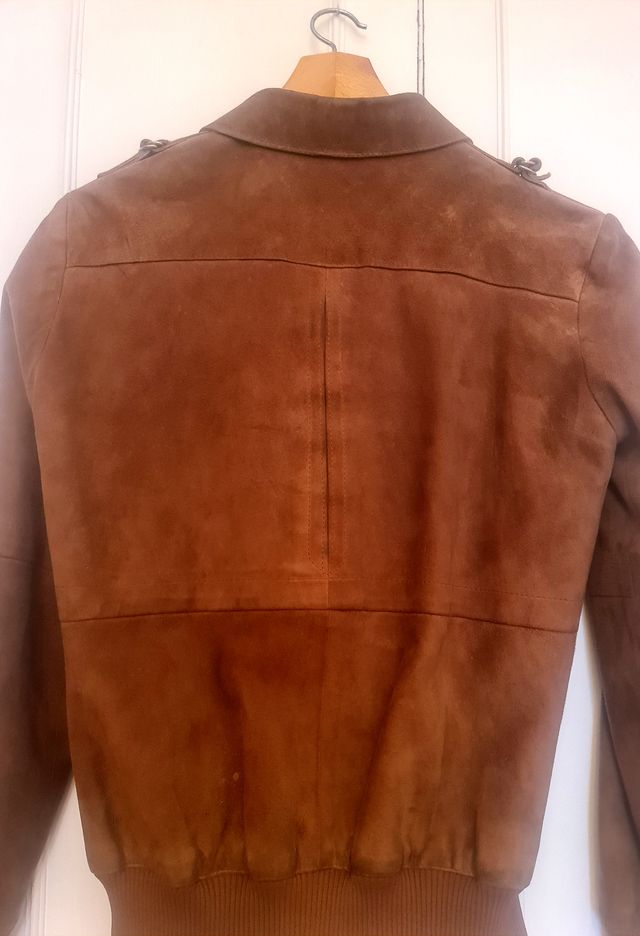 Chaqueta de ante marrón Talla M