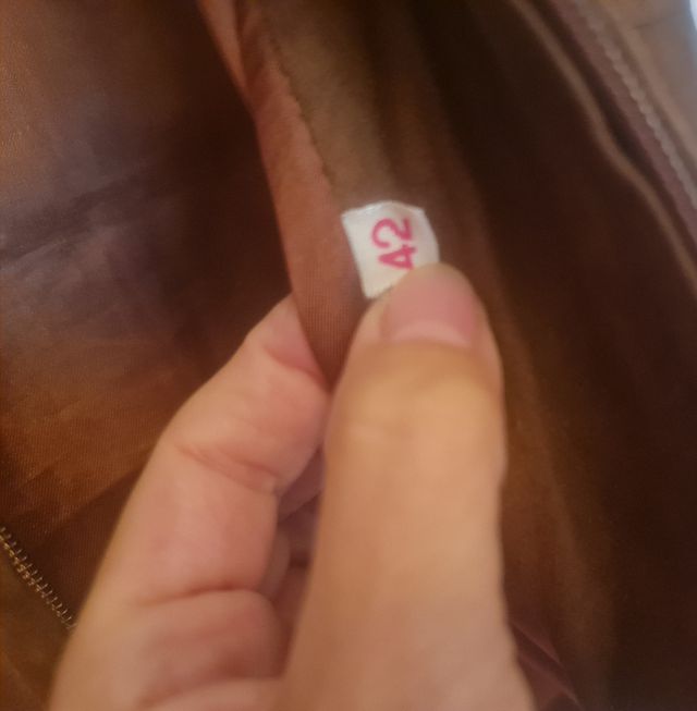 Chaqueta de ante marrón Talla M