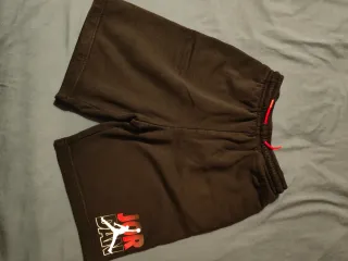 Bermudas Jordan Negras con Logo, talla XL Junior