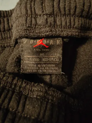 Bermudas Jordan Negras con Logo, talla XL Junior