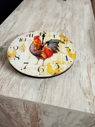 Reloj de Pared/Cocina con Gallo