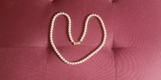 Collana perle finte vintage anni '80 