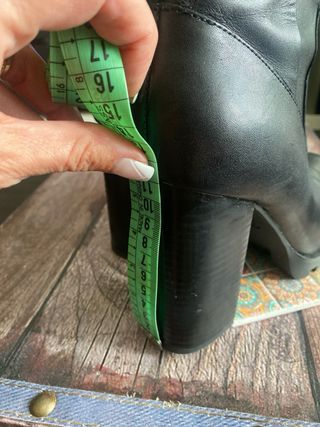 Botines Zara Piel Negros T.39