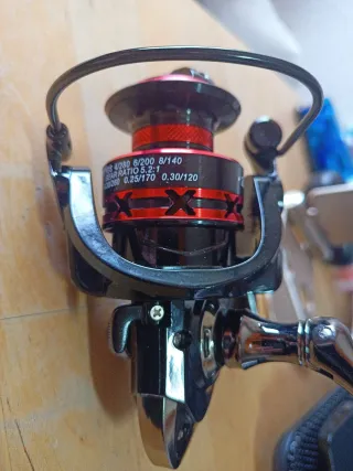 Carrete de pesca ZS3000 y accesorios