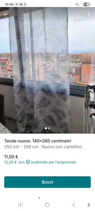 Tende nuove 140x285 cm