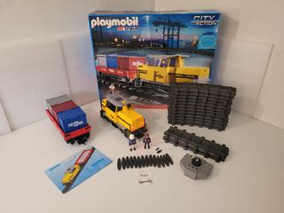 Tren PM Cargo de Playmobil CON CAJA