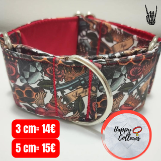 Collar Perro Martingale 3/5cm New School