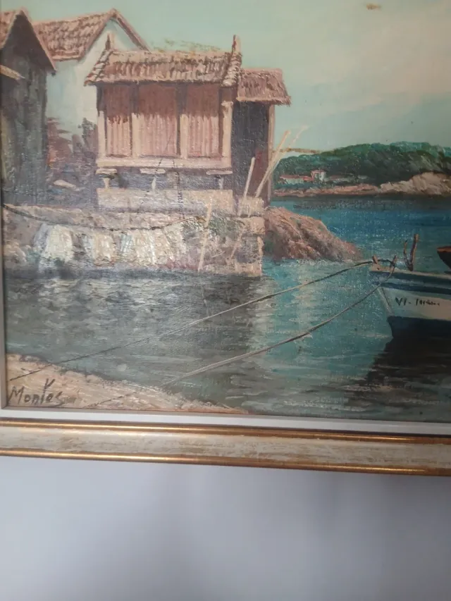 Cuadro pintado a mano