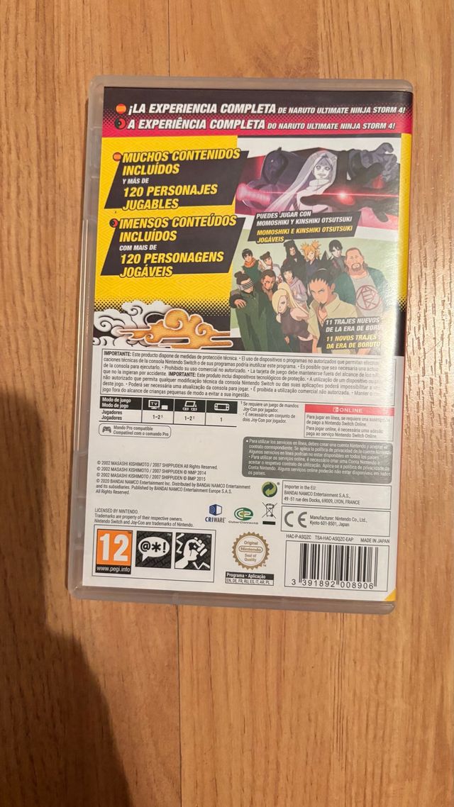 Juego Switch Naruto Storm 4 Road to Boruto