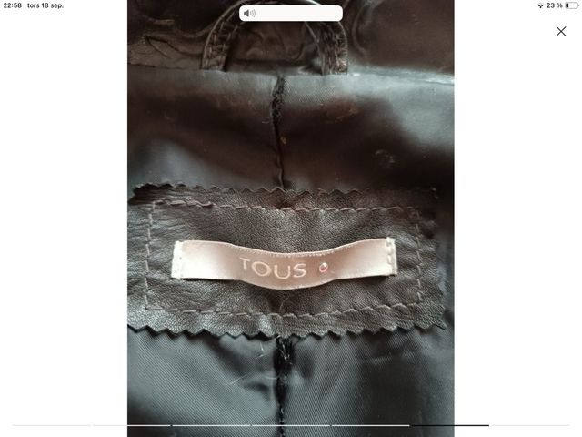 Chaqueta de piel Tous Talla L
