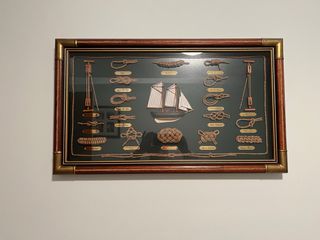Cuadro Decorativo Náutico Nudos Marinos