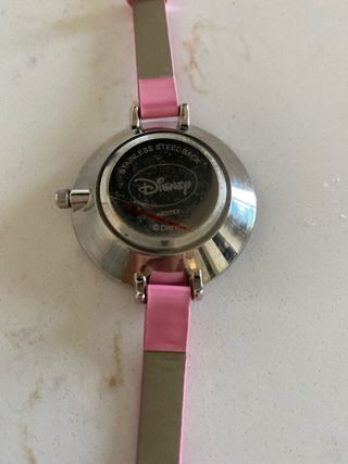 Reloj Disney Minnie Rosa y Plateado