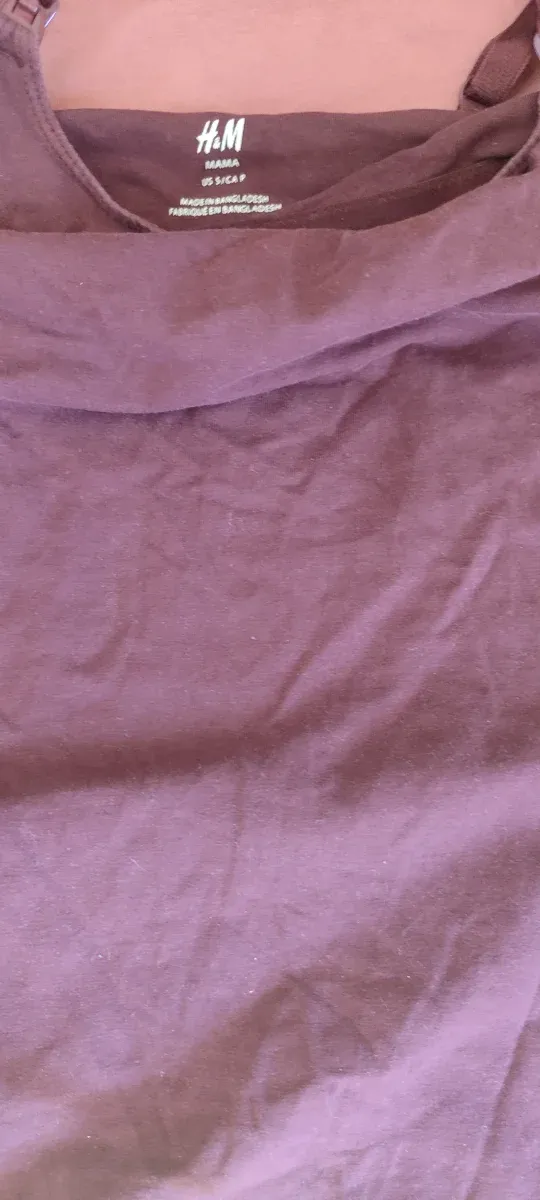 2 Camisetas Lactancia H&M Rosa y granate