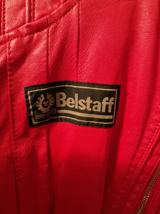 Chaqueta Piel Belstaff Roja