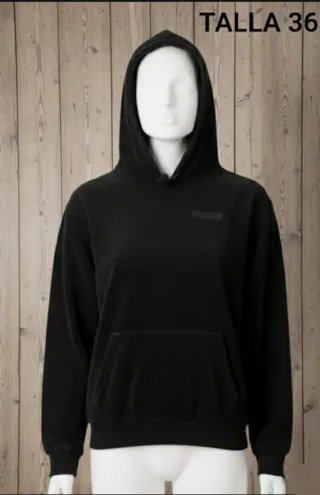 Sudadera Puma Negra Talla S/36