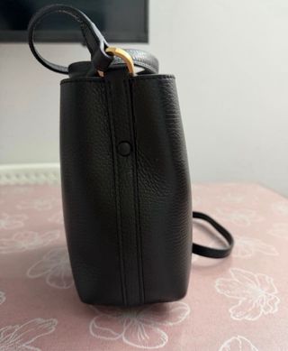 Bolso Bimba y Lola Chihuahua Mini Negro Piel