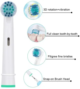 Testine Oral B Compatibili Spazzolino Elettrico