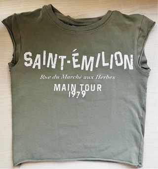 Camiseta Bershka Saint-Émilion Talla S