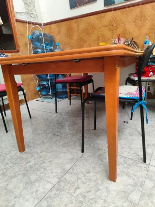 Mesa de comedor extensible madera 