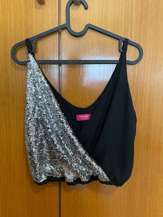 Top lentejuelas The Are talla XS/S
