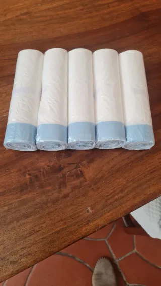 Sacchetti lettiera autopulente - 5 rotoli