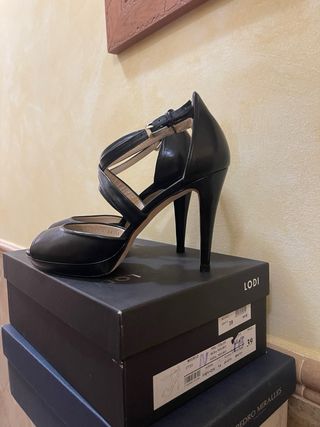 Sandalias LODI Piel Tacón Talla 39
