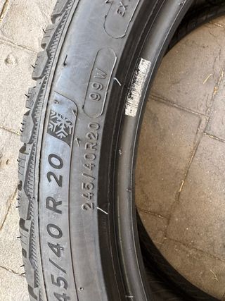 4 Ruedas de invierno Michelin